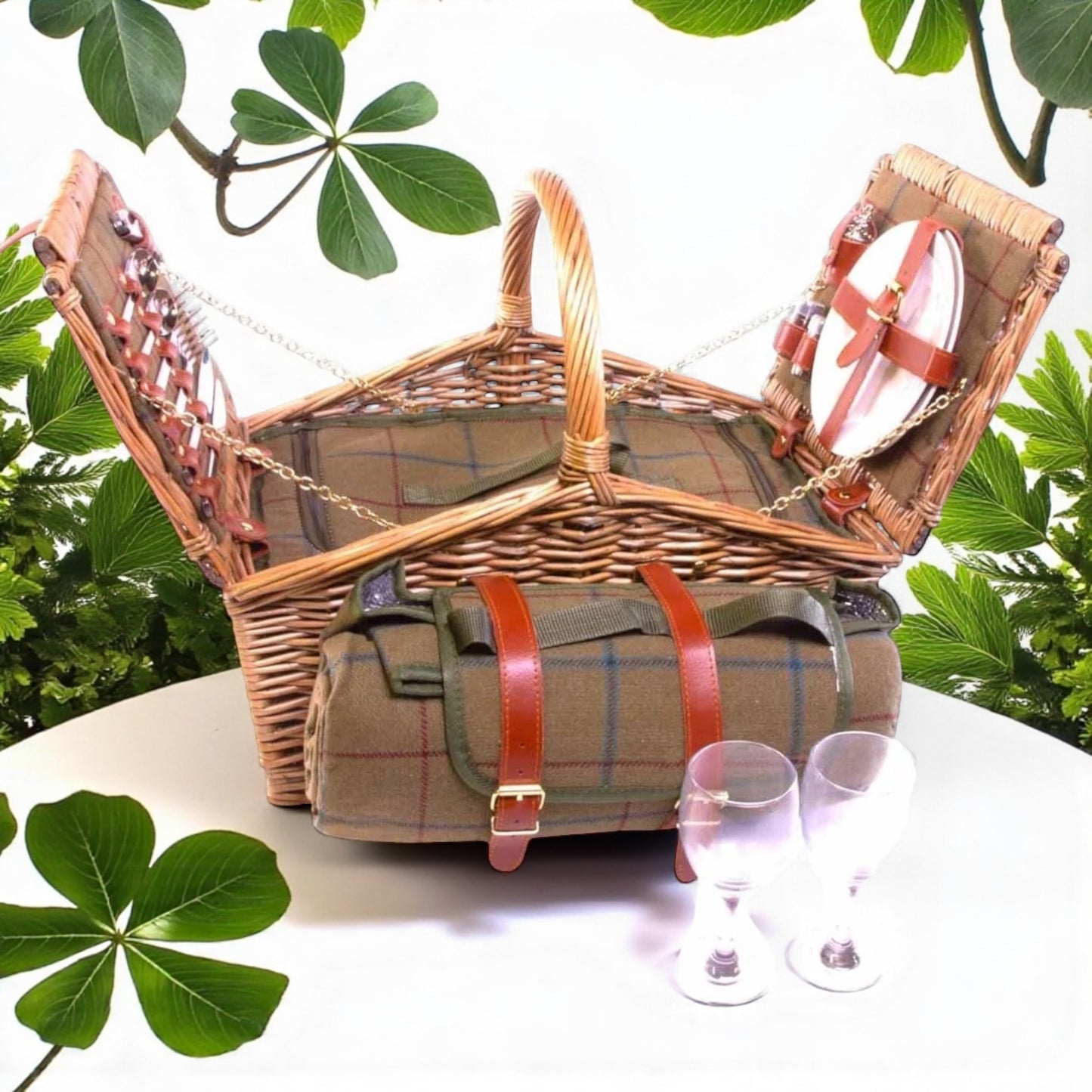 Tweed Fitted Farmhouse Hamper - Scottish Hampers