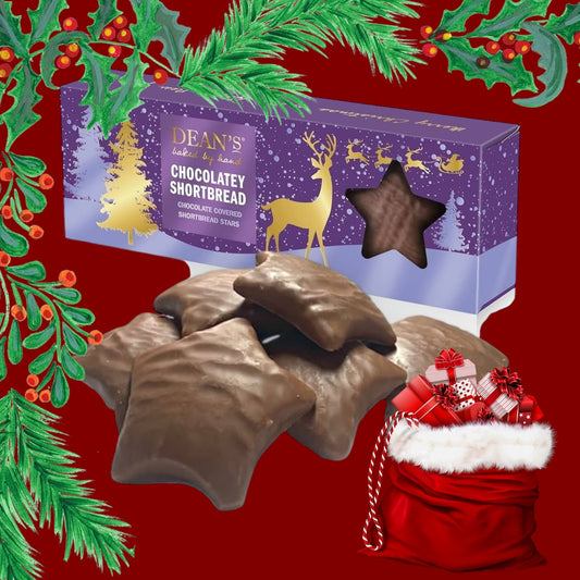 Chocolatey Shortbread Stars Dean's Scotland ( From 18 November 2025 ) - Scottish Hampers