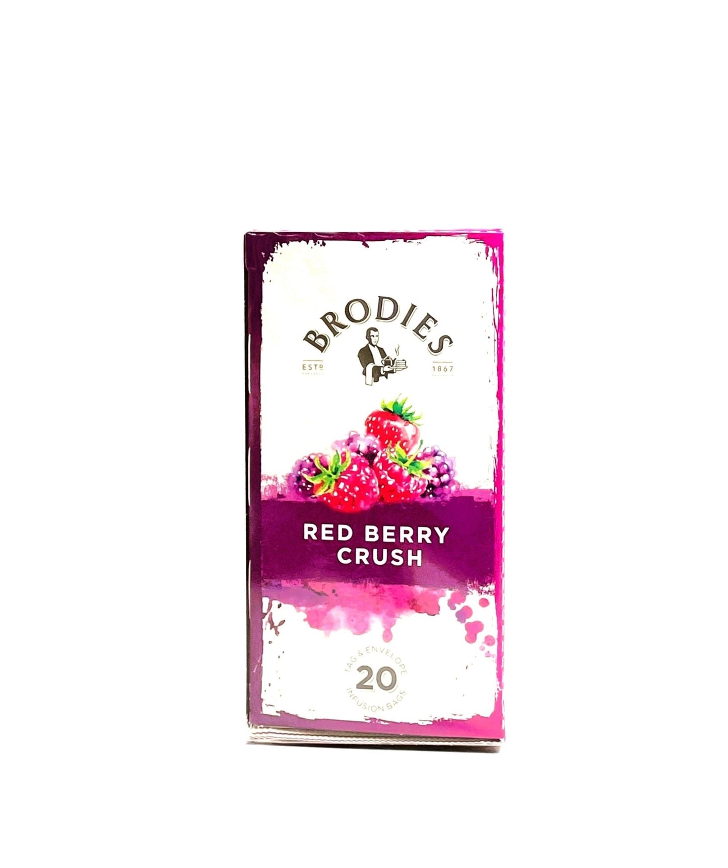 Red Berry Crush Brodies Tea Bags - Scottish Hampers