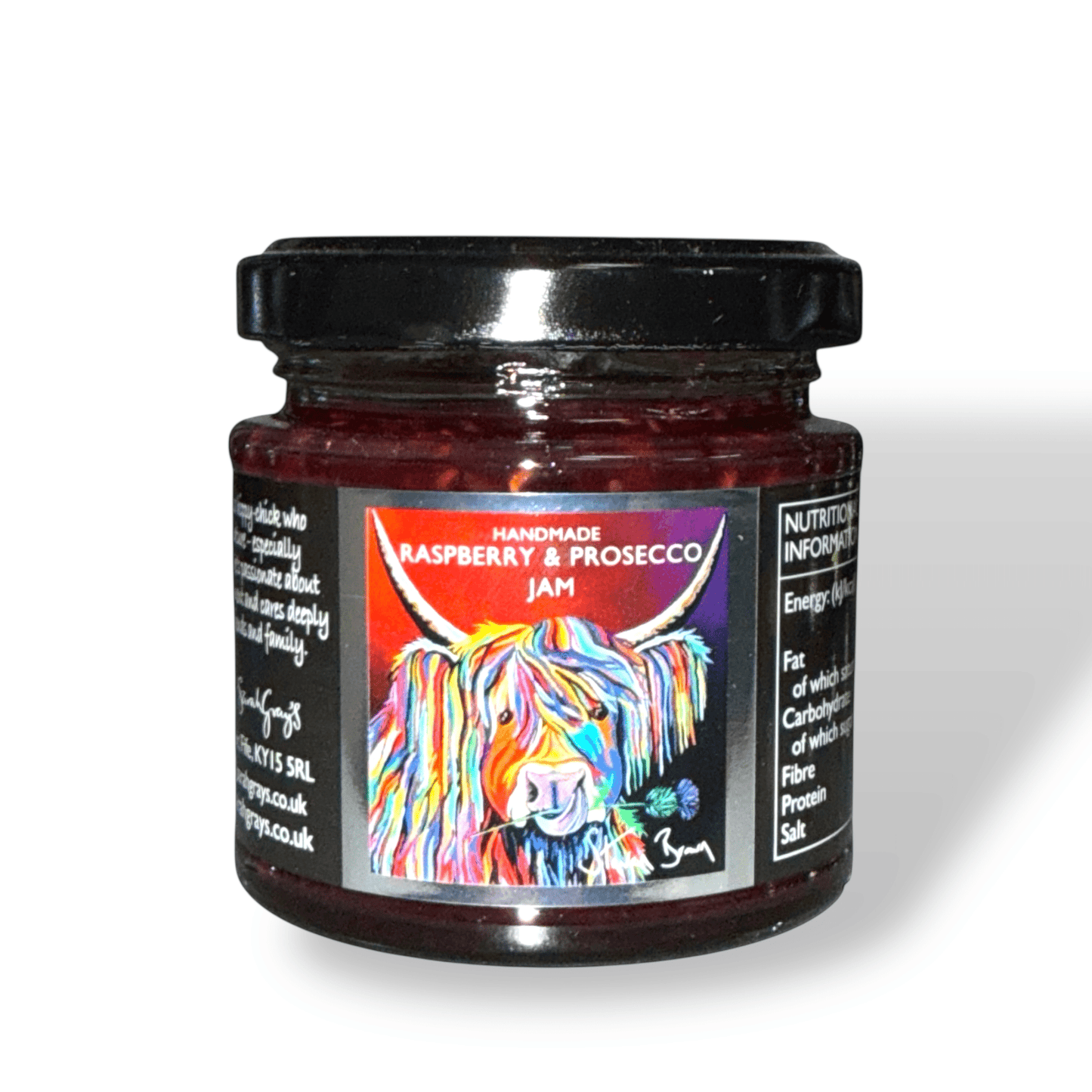 Raspberry & Prosecco Jam Sarah Gray's - Scottish Hampers