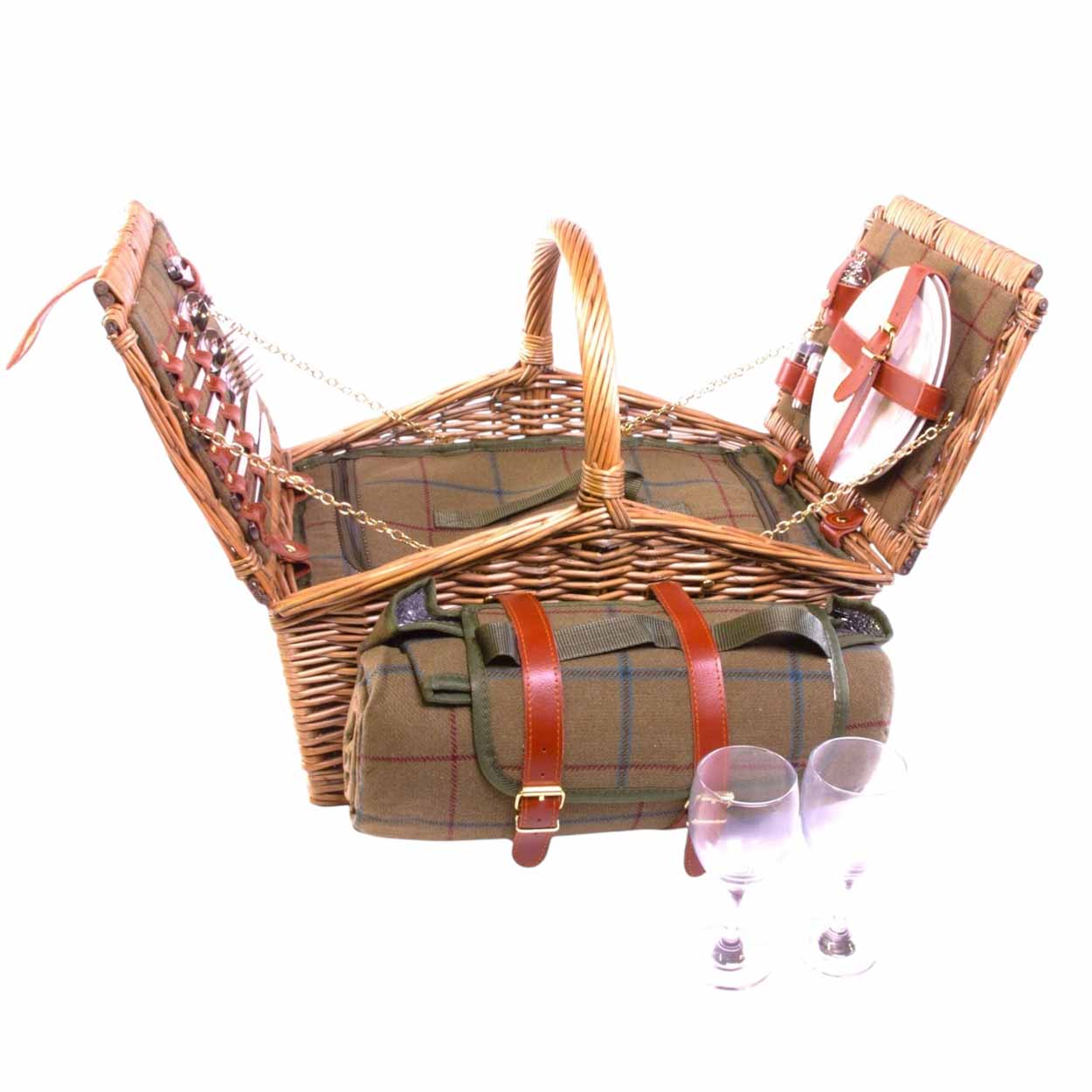 Cheese and Wine Gift Hamper Basket Set