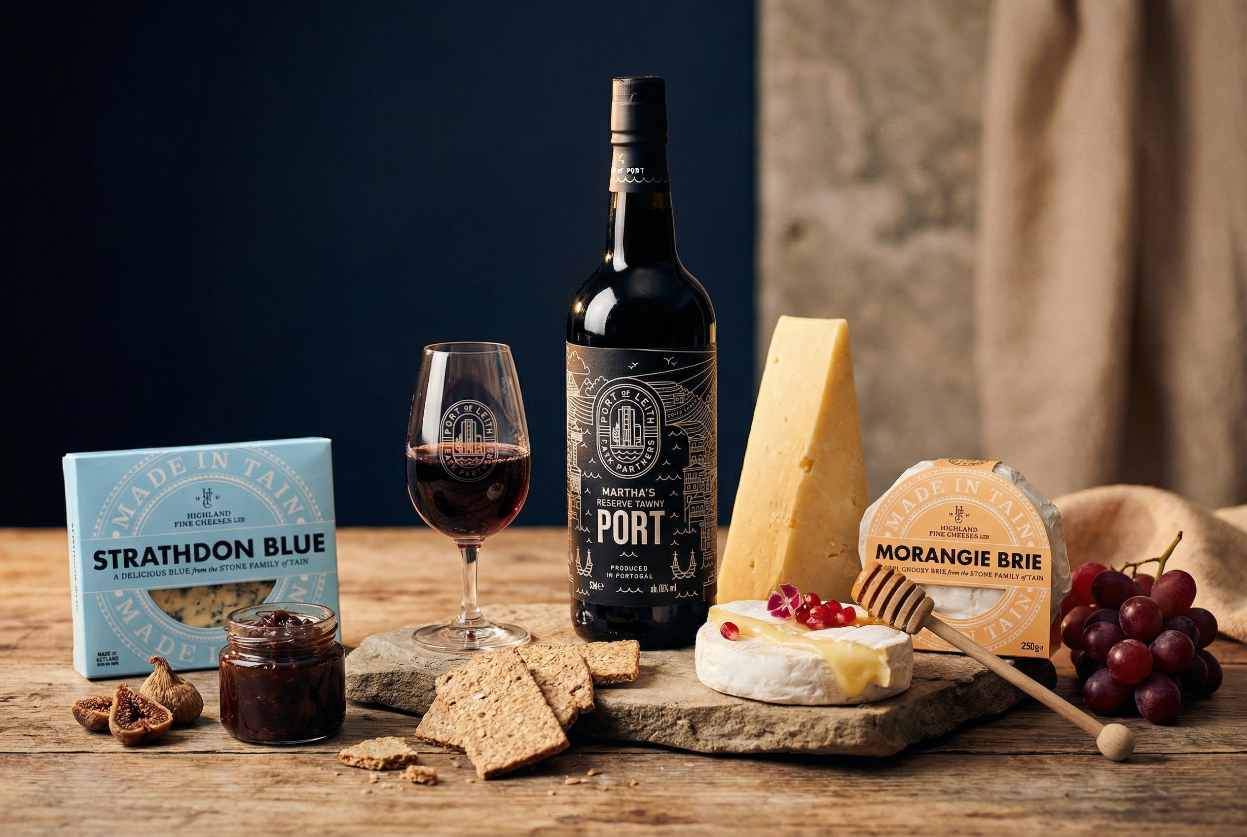 A Scottish Cheese and Wine Hamper The Perfect Gift: - Scottish Hampers