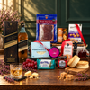 Double Black Scottish Feast Hamper with Johnnie Walker whisky, Scottish cheeses, Scotch pies and sweet treats