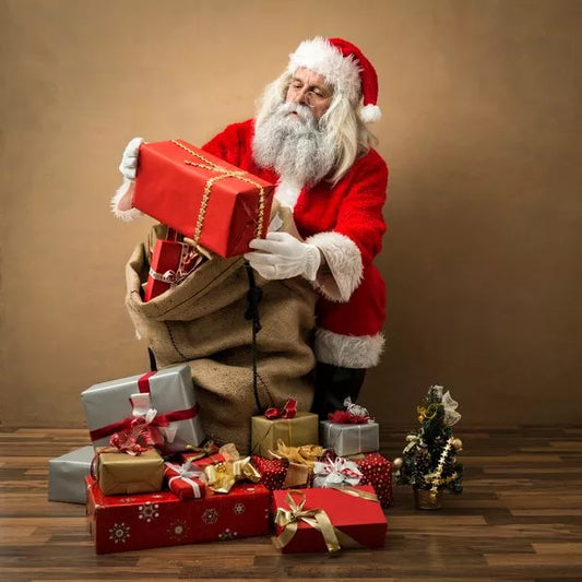 Luxury Scottish Christmas hamper filled with shortbread, cheese, salmon, and festive treats