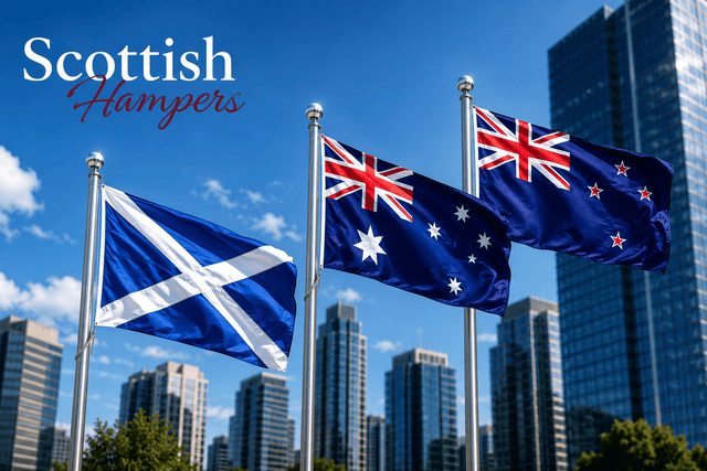 Send a Taste of Scotland to Australia & New Zealand | Scottish Hampers - Scottish Hampers