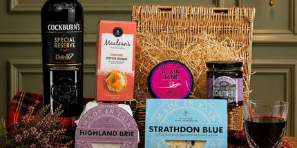 Cheese, Wine & Port Hampers - Scottish Hampers