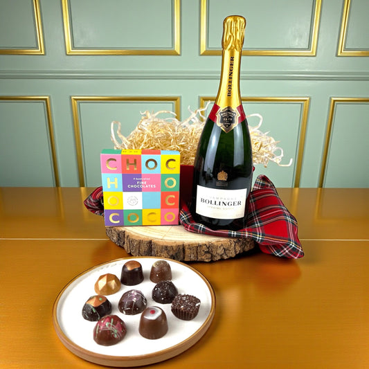 Champagne & Chocolate - Scottish Hampers