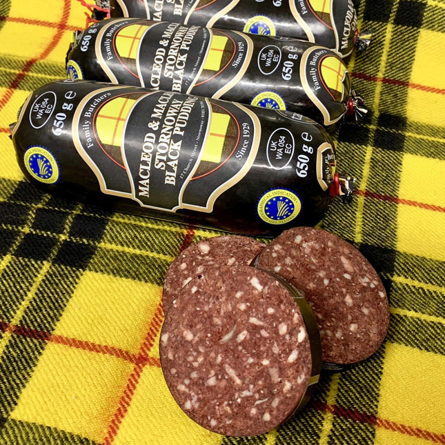 MacLeod and MacLeod 'Original' Stornoway Black Pudding 650g - Scottish Hampers