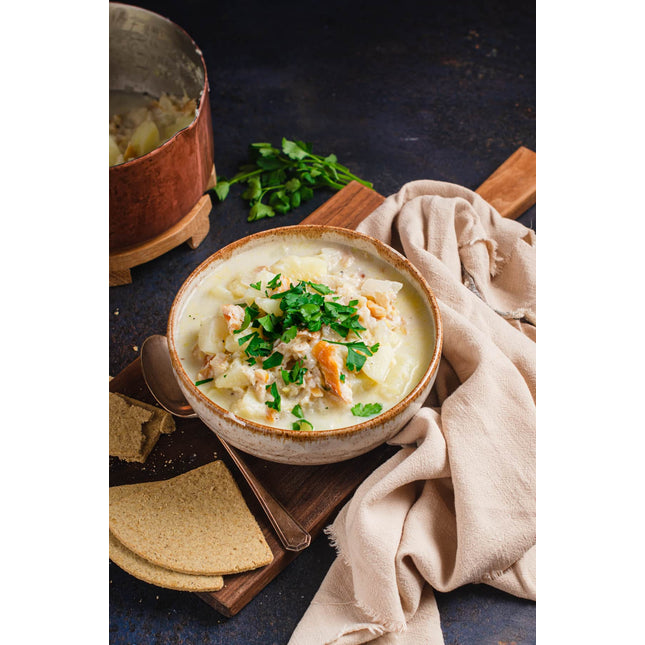 Cullen Skink Cream of Smoked Haddock Soup 400g - Scottish Hampers