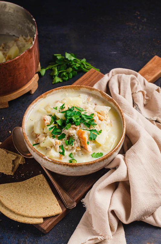 Cullen Skink Cream of Smoked Haddock Soup 400g - Scottish Hampers