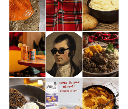 Burns Supper Dine - In with Smoked Salmon & Pâté - Scottish Hampers