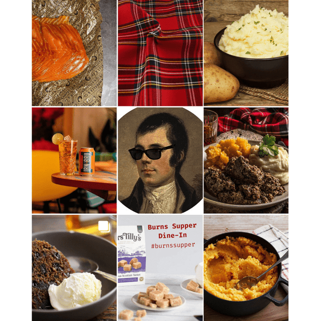 Burns Supper Dine - In with Smoked Salmon & Pâté - Scottish Hampers