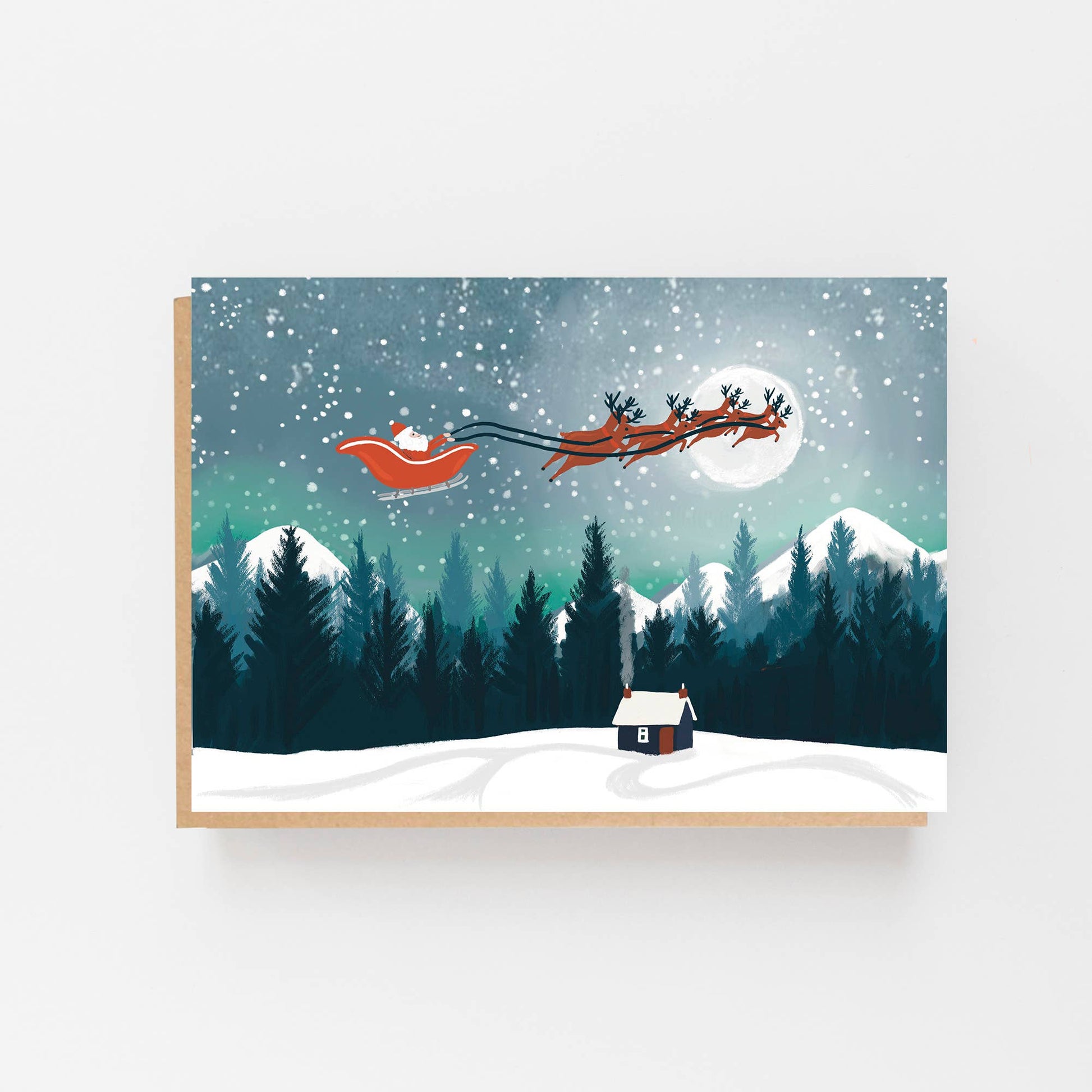 Christmas Santa Card - Scottish Hampers