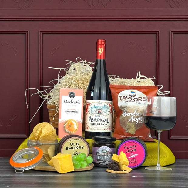 The Cheesemonger’s Red Wine Pairing Box - Scottish Hampers
