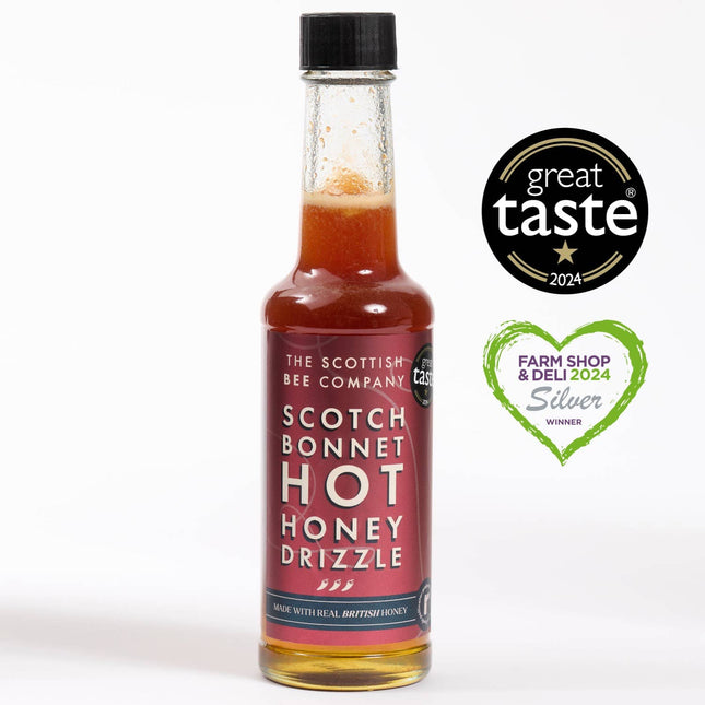 Festive Scotch Bonnet Hot Honey Drizzle - Spicy Hot Honey - Scottish Hampers