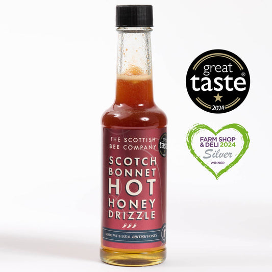 Festive Scotch Bonnet Hot Honey Drizzle - Spicy Hot Honey - Scottish Hampers