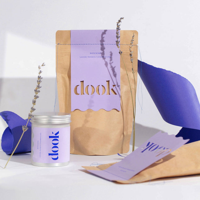 Bath Soak - Lavender, Mandarin, Coriander & Cedar Bath Salts - Scottish Hampers