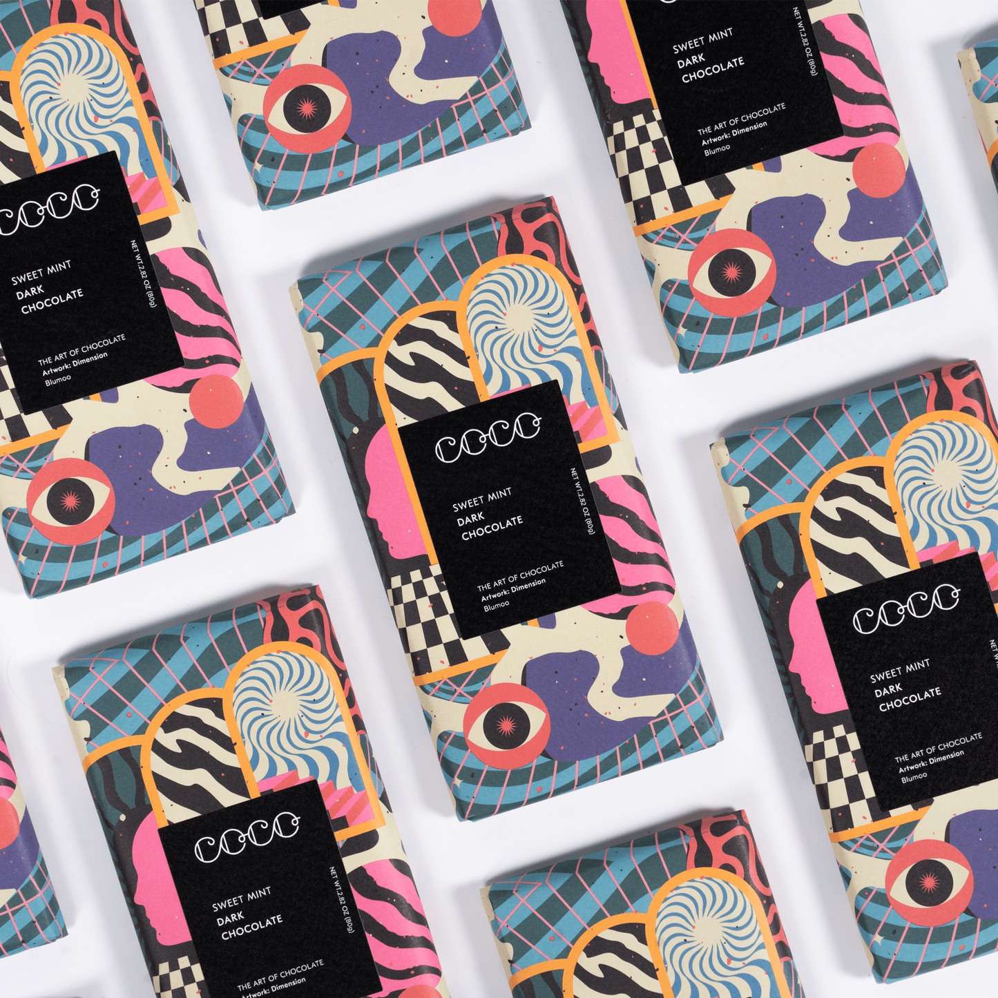 Sweet Mint Dark Chocolate Bar (Pack of 12) - Scottish Hampers