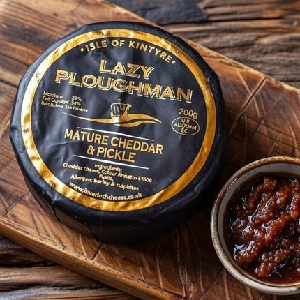 Lazy Ploughman Mature Cheddar Isle Of Kintyre - Scottish Hampers