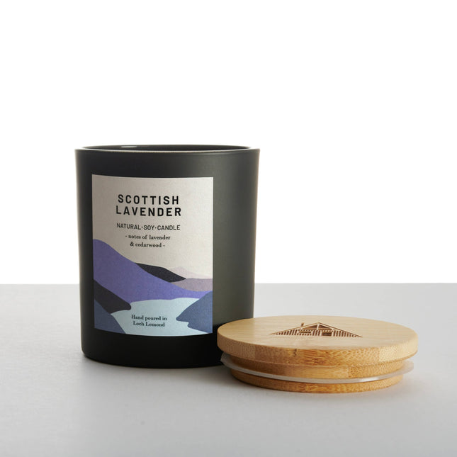 Scottish Lavender, Organic Scented Candle | Ocoee House: Single Wick - Scottish Hampers