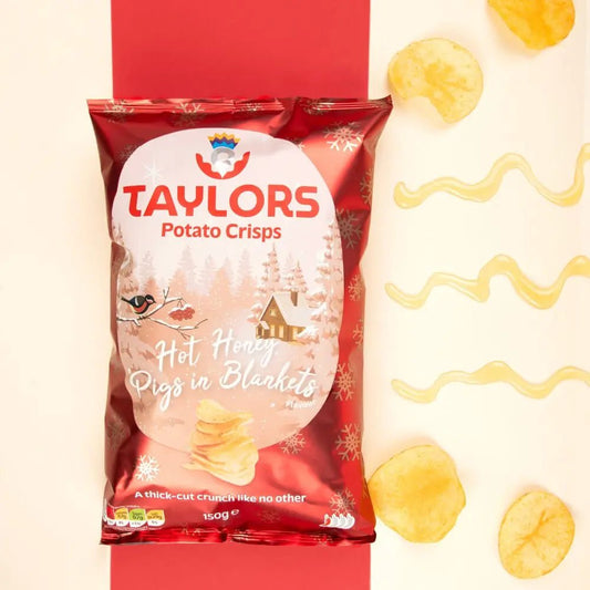 Festive Hot Honey Pigs In Blankets Potato Crisps - Scottish Hampers