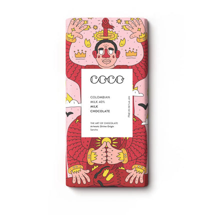 Colombian Milk 40% Chocolate Bar - Scottish Hampers
