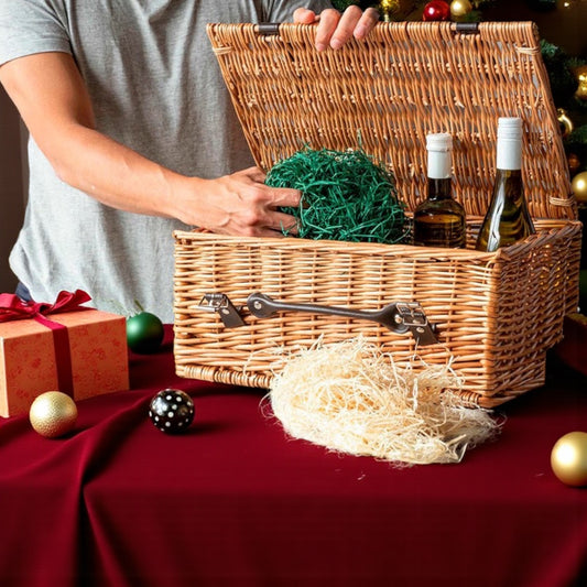 Traditional Wicker Hamper Medium - Scottish Hampers