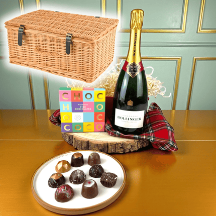 Champagne & Chocolate - Scottish Hampers