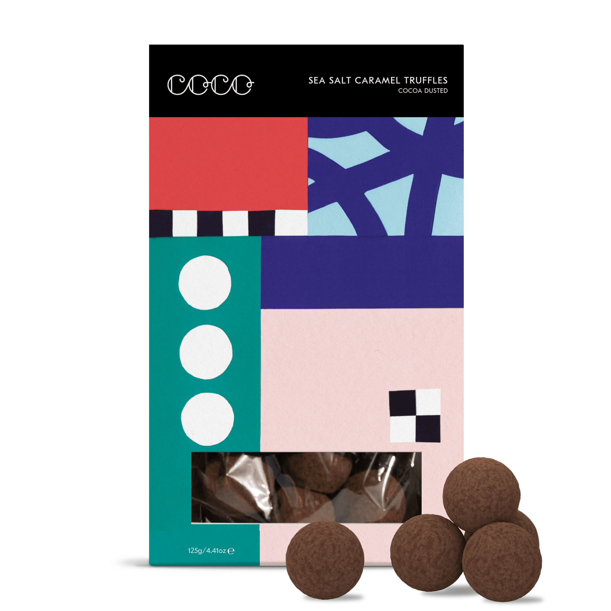 Sea Salt Caramel Truffle - Cocoa Dusted - Scottish Hampers