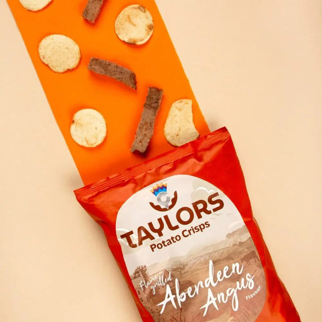 Flamegrilled Aberdeen Angus Crisps Taylors 40g - Scottish Hampers