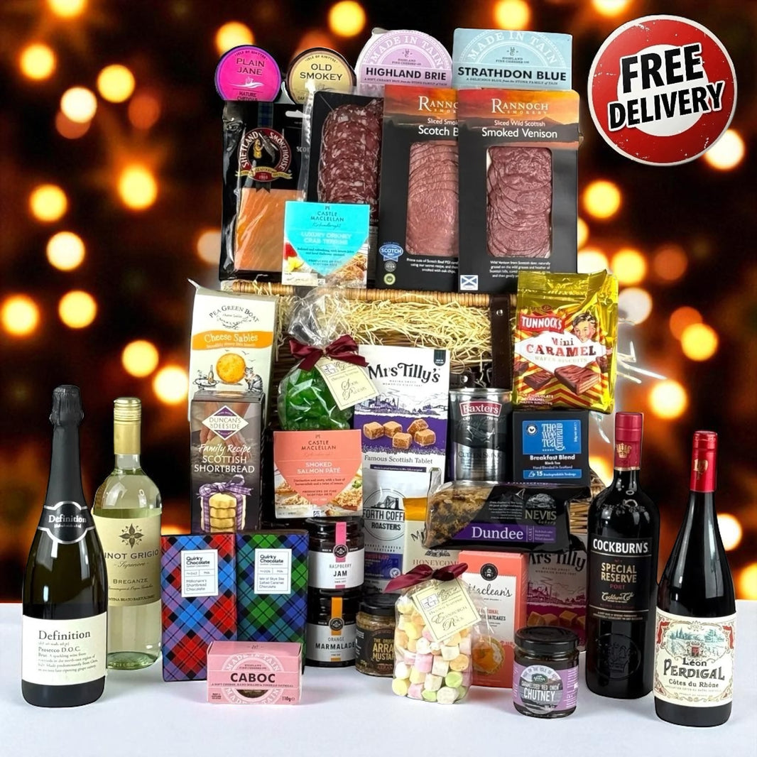 Luxury Scottish Hampers | Fine Scottish Food & Drink Gift Baskets