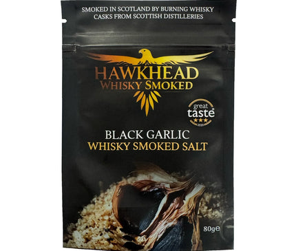 Black Garlic Whisky Smoked Salt - Scottish Hampers