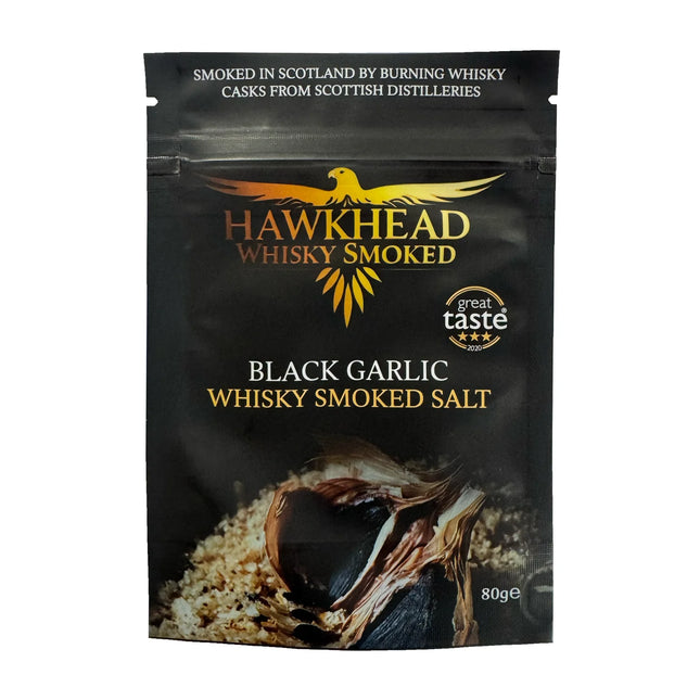 Black Garlic Whisky Smoked Salt - Scottish Hampers