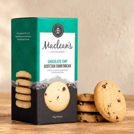 Chocolate Chip Shortbread - Maclean’s Highland Bakery - Scottish Hampers