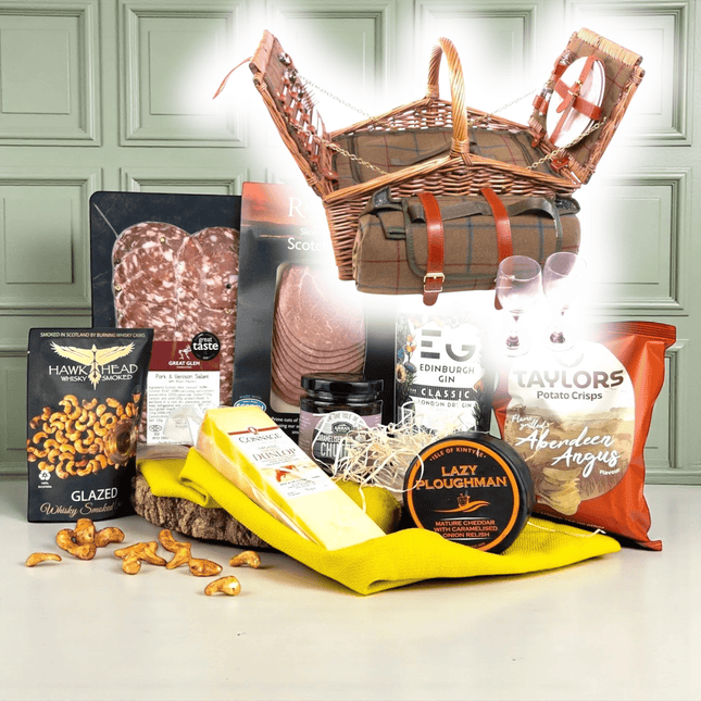 Edinburgh Gin and Snack Gift Hamper - Scottish Hampers