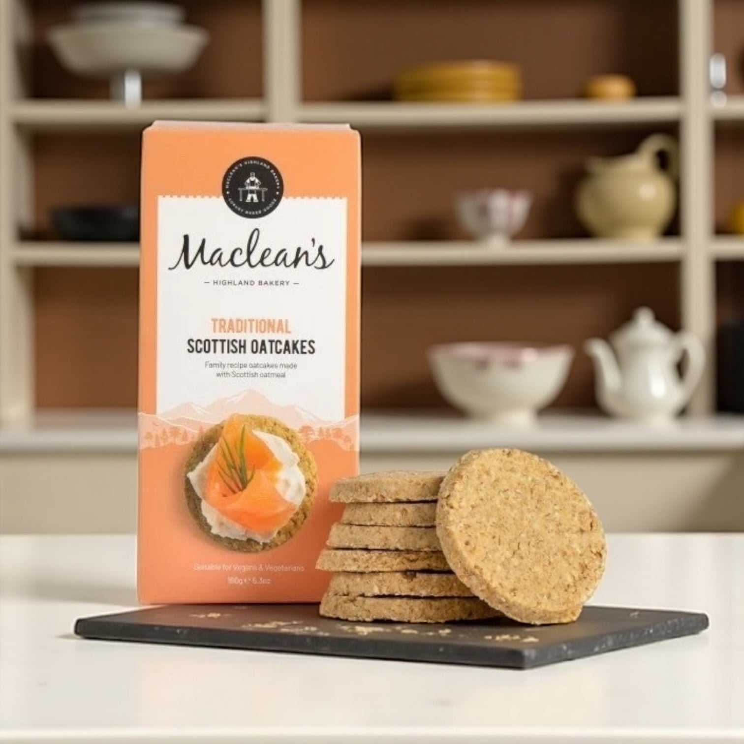 Traditional Scottish Oatcakes Macleans - Scottish Hampers