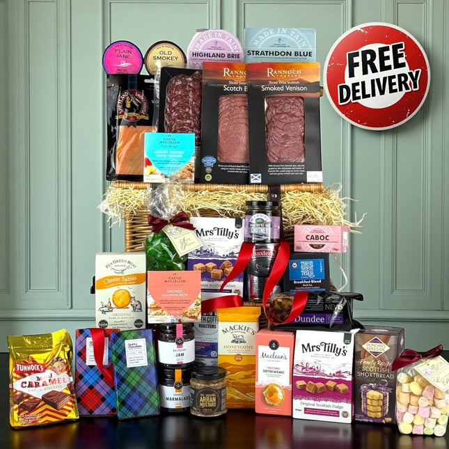 The Indulgence Gift Hamper - Scottish Hampers