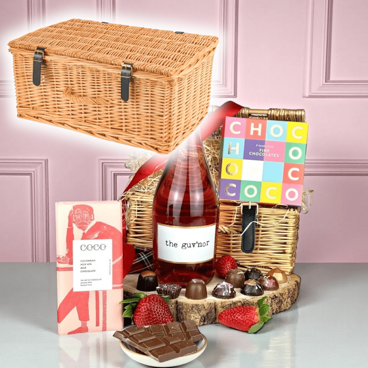 Rosé & Chocolates - Scottish Hampers