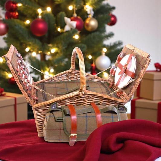 Tweed Fitted Farmhouse Hamper - Scottish Hampers