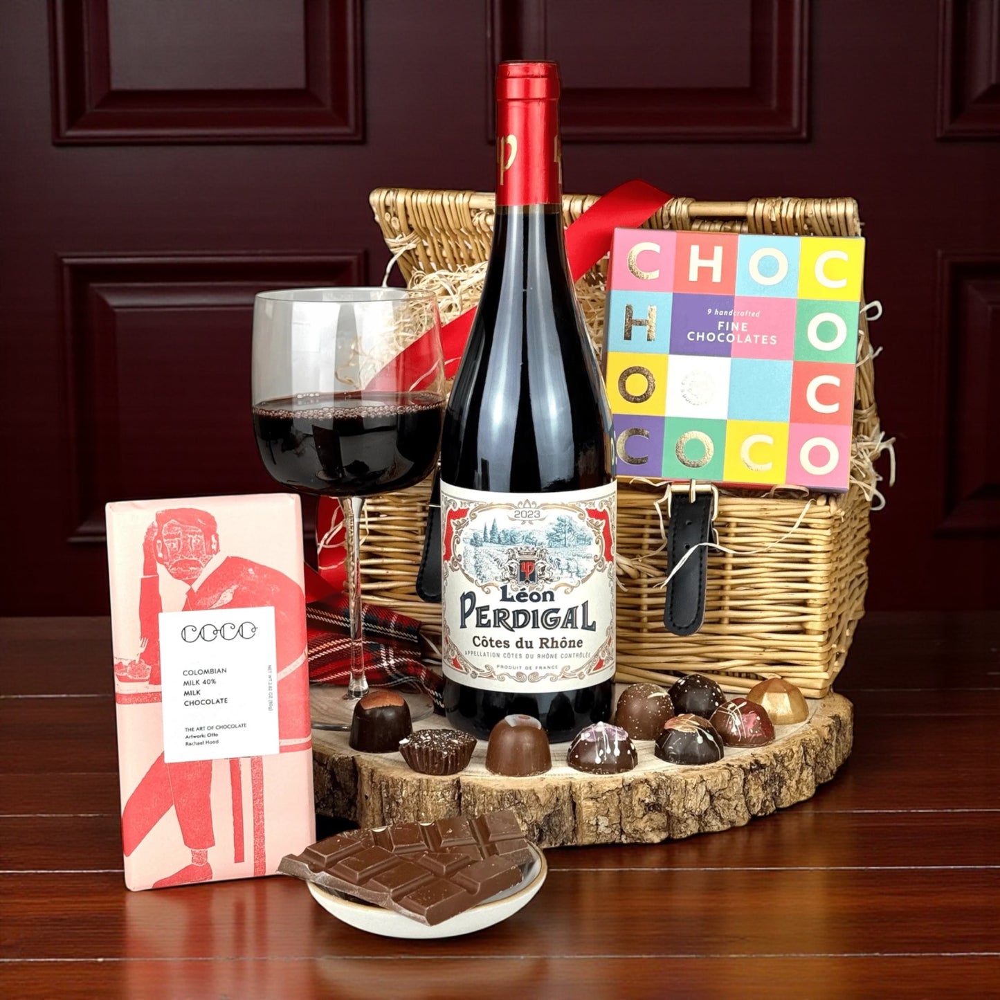 Red Wine & Chocolate - Scottish Hampers