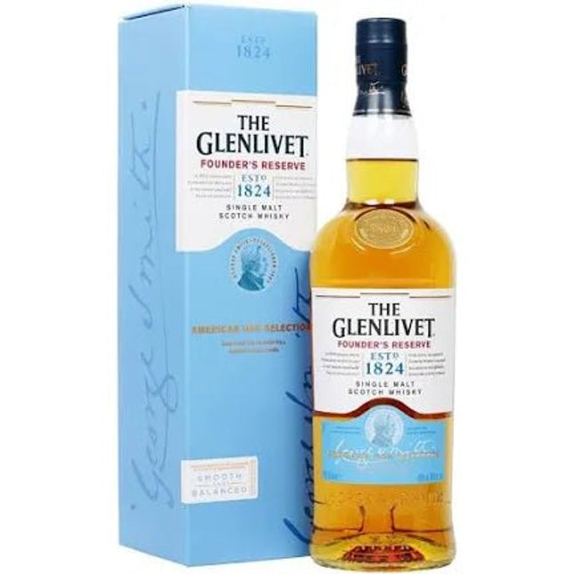 The Glenlivet Founder’s Reserve Single Malt Scotch Whisky – 70cl - Scottish Hampers