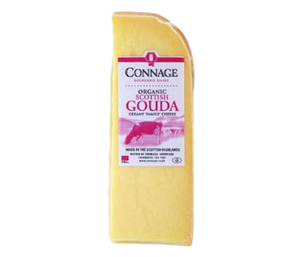 Connage Organic Gouda Wedge - Scottish Hampers