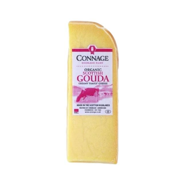 Connage Organic Gouda Wedge - Scottish Hampers