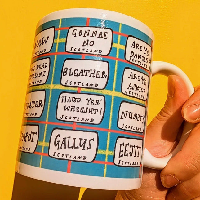 Scottish Slang Signs Mug - Scottish Patter / Satings - Scottish Hampers