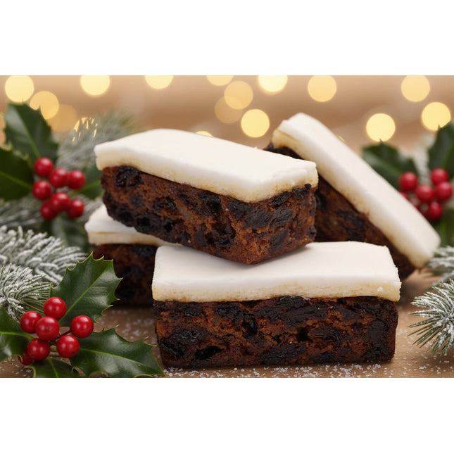 Iced Christmas Cake Fingers Nevis - Scottish Hampers