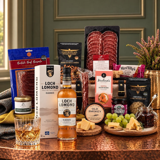 Loch Lomond & Artisan Smokehouse Whisky Hamper - Scottish Hampers