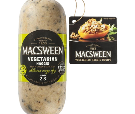 Macsween Vegetarian Haggis – 400g (Serves 2–3) - Scottish Hampers