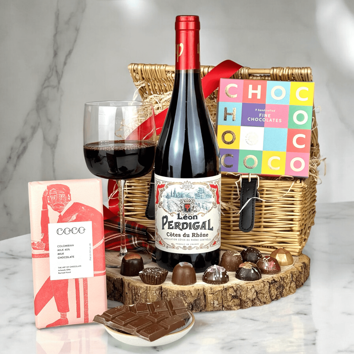 Red Wine & Chocolate - Scottish Hampers