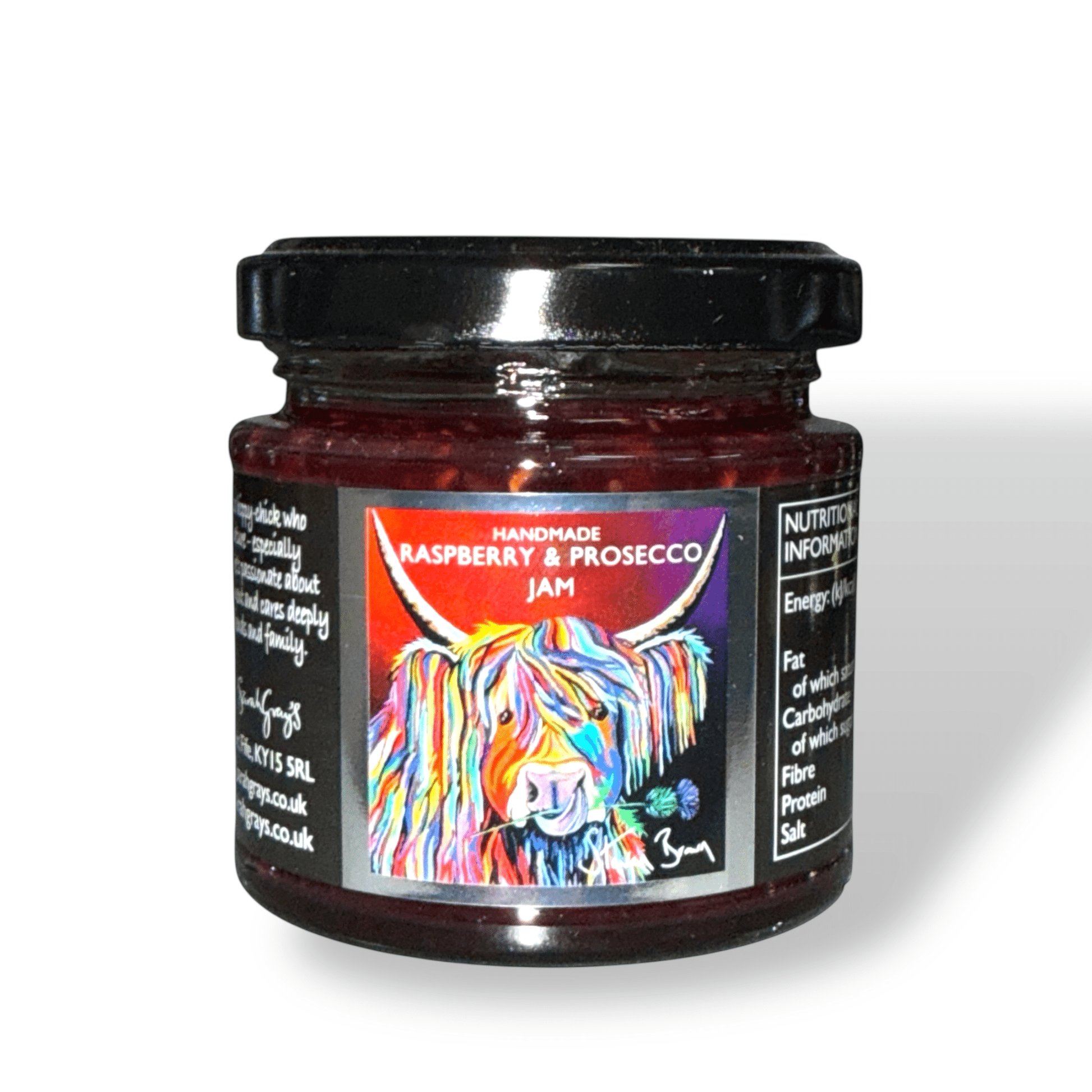 Raspberry & Prosecco Jam Sarah Gray's - Scottish Hampers