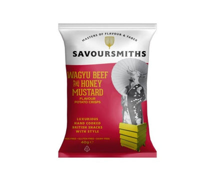 Wagyu Beef + Honey Mustard Potato Crisps Savoursmiths - Scottish Hampers
